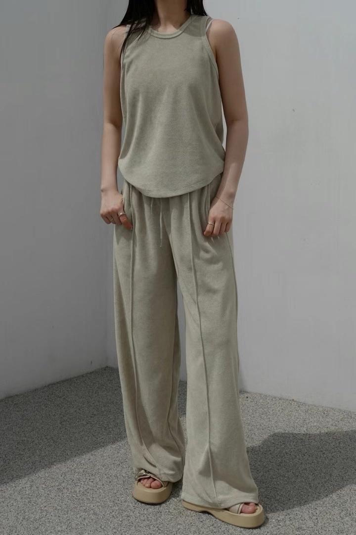 Plush Casual Lounge Vest Set | 休閒風背心 Lounge Set