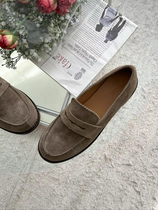 Suede Boat Shoes Style Loafers | 老錢風麂皮船鞋Loafers