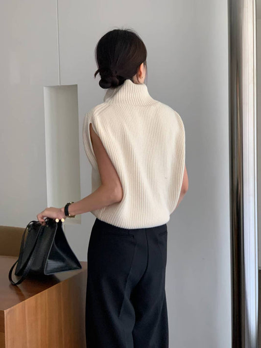 Cashmere & Merino Wool Knitted Vest