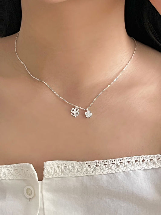 Four Leaf Charm Necklace | 幸運四葉草頸鏈