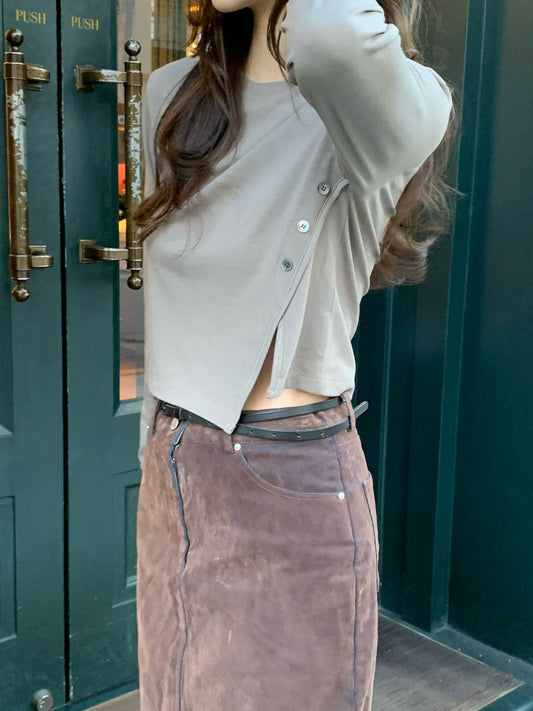 Subtle Details Side Button Up Top