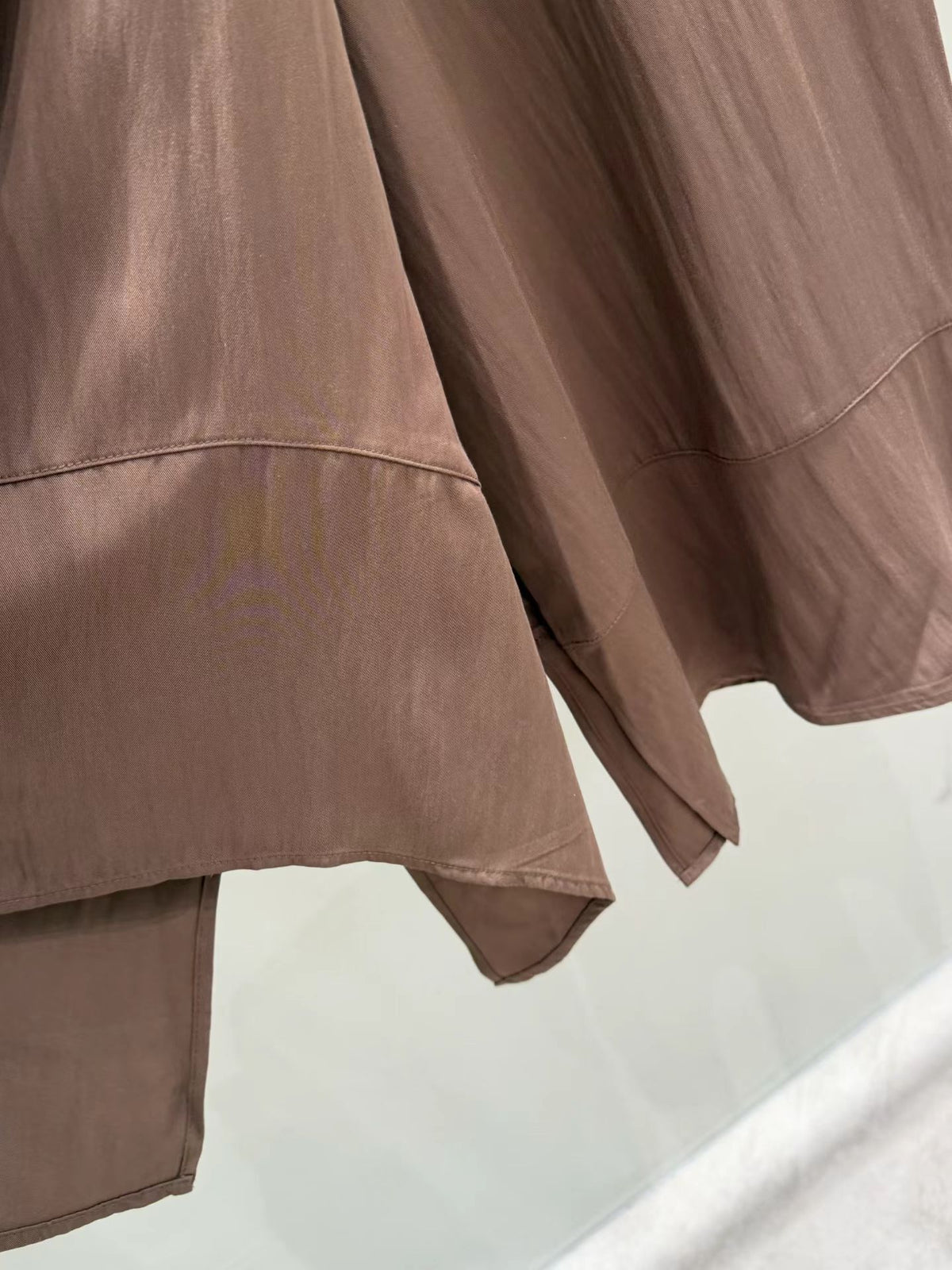 Effortless Flowy Lotus Culottes | 流水線條層次雪紡裙褲