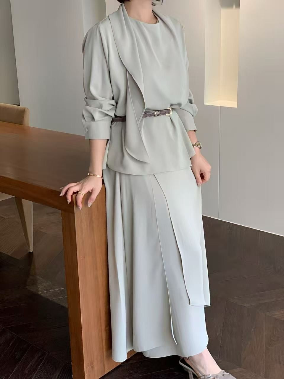 The Lenny Ribbon Blouse