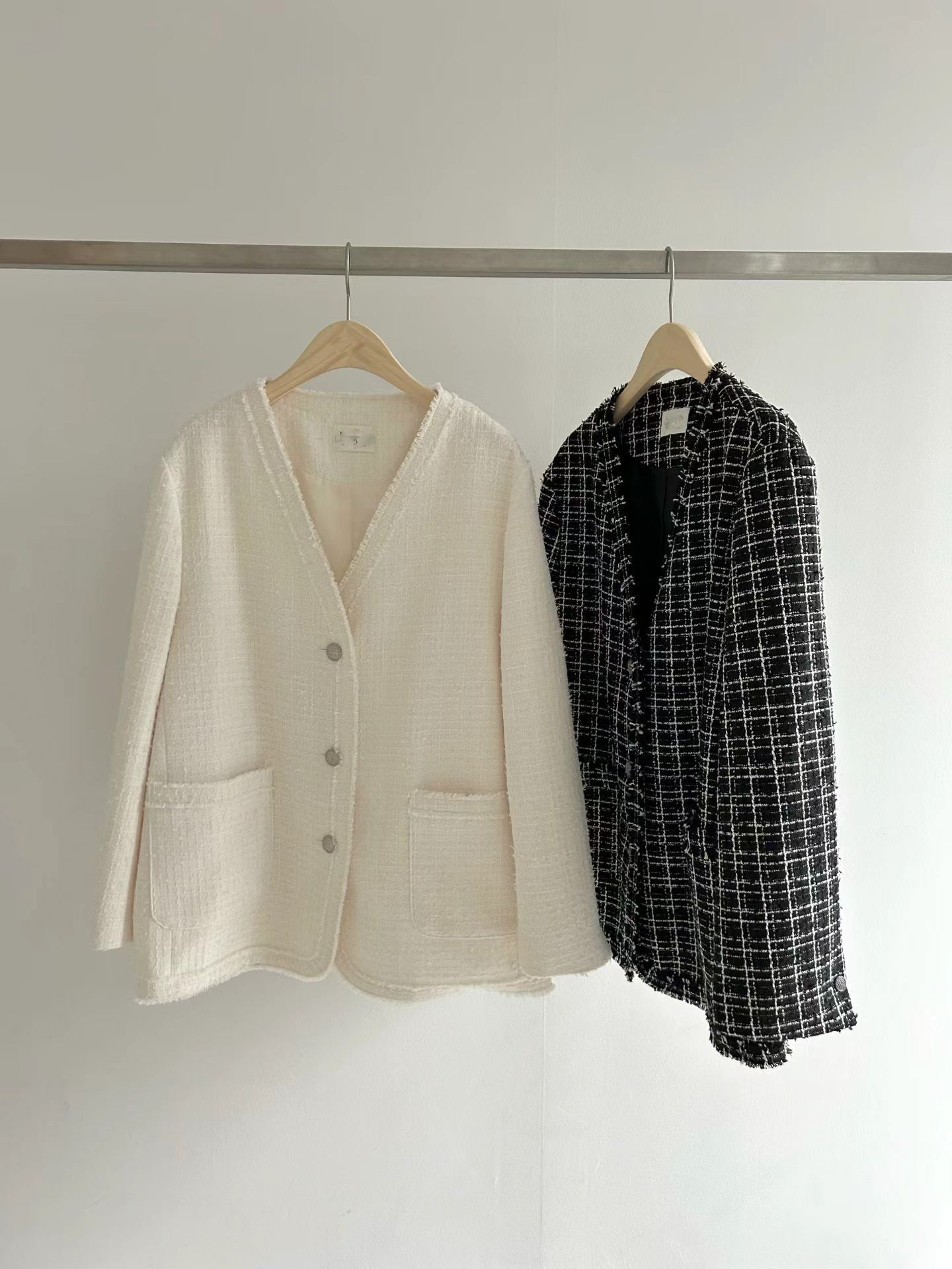 Springtide Light Tweed Jacket | 春季中長薄小香外套