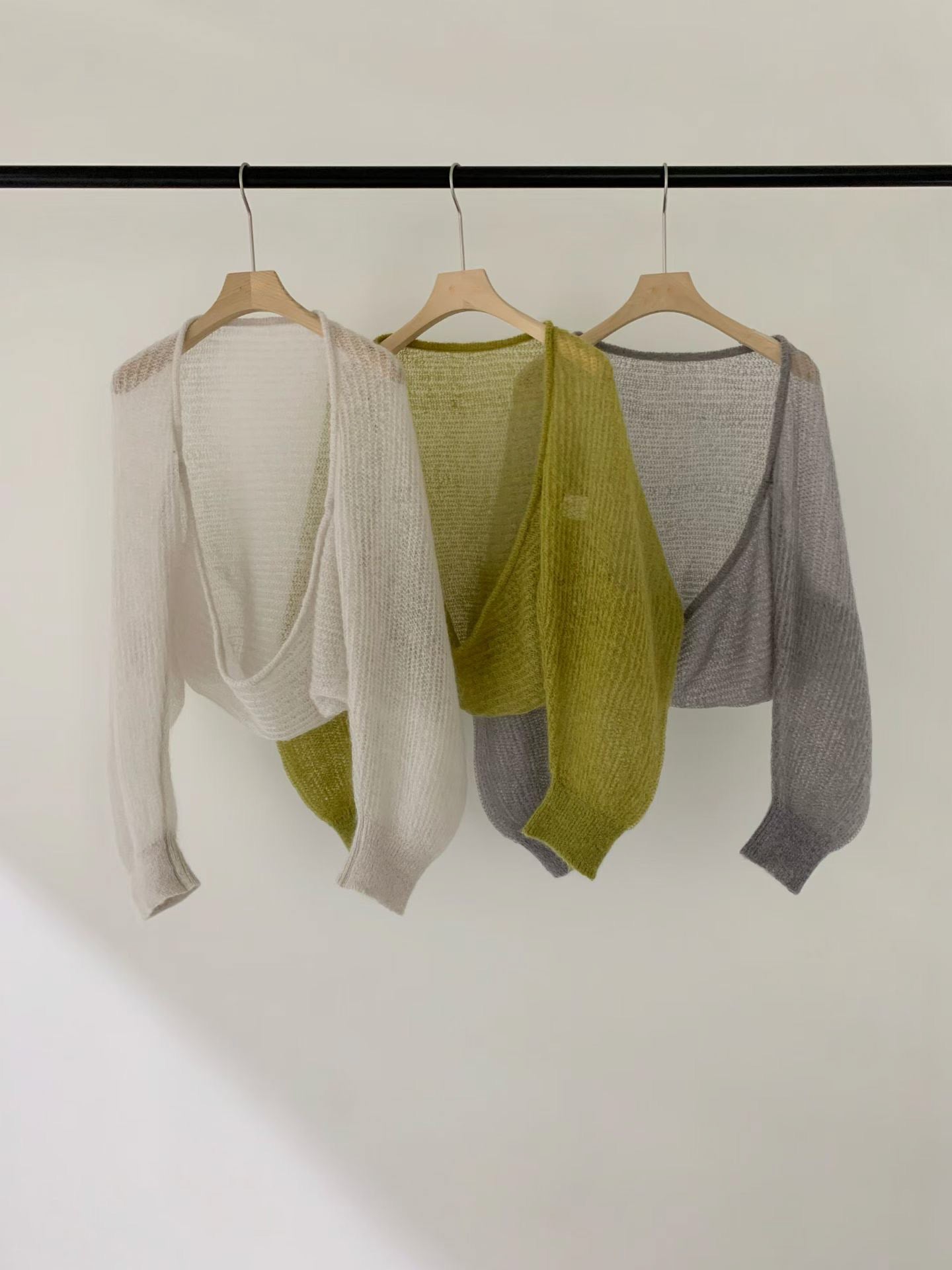 <<唯美小羊毛 3-WAY>>Snuggly Lambswool Cover-up | 柔滑小外套&領巾