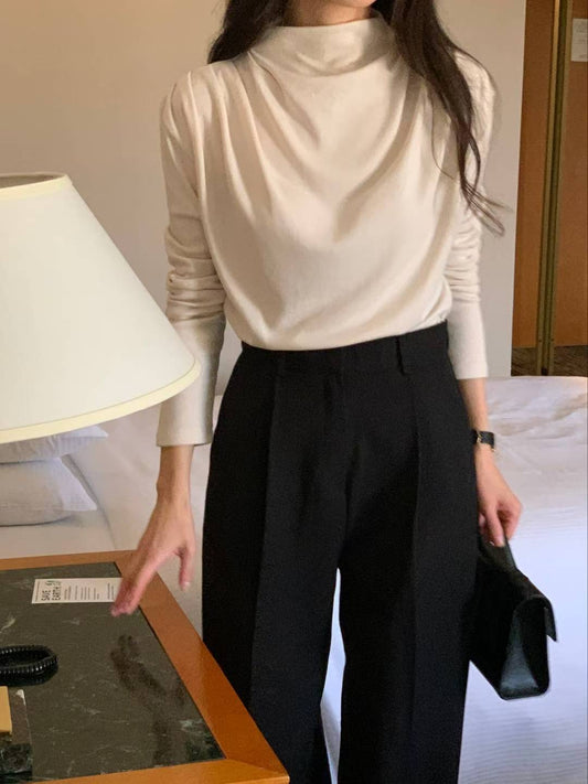 Draping Soft Velvety Top