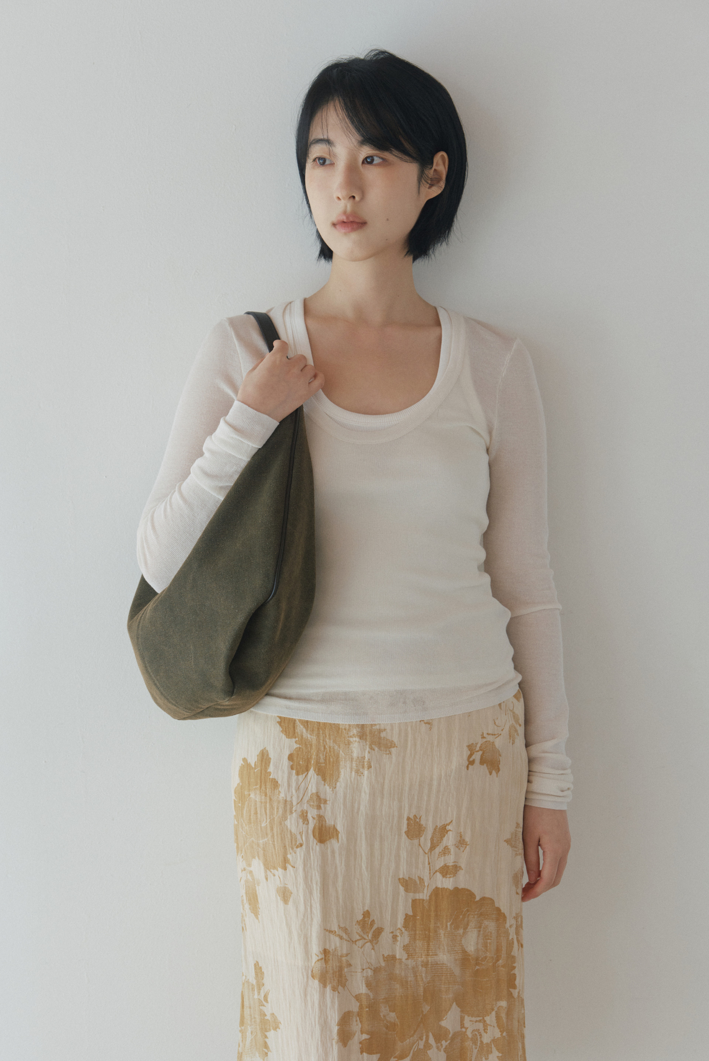 《連線期間限定》Atelier de Lumen Mossy Hobo Bag