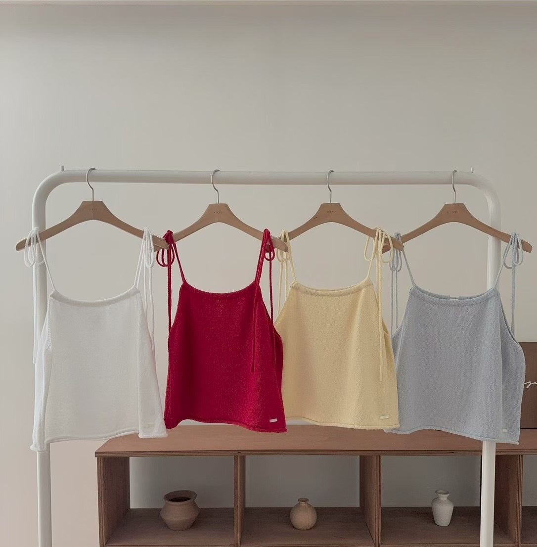 Spaghetti Tie Shoulder Cami