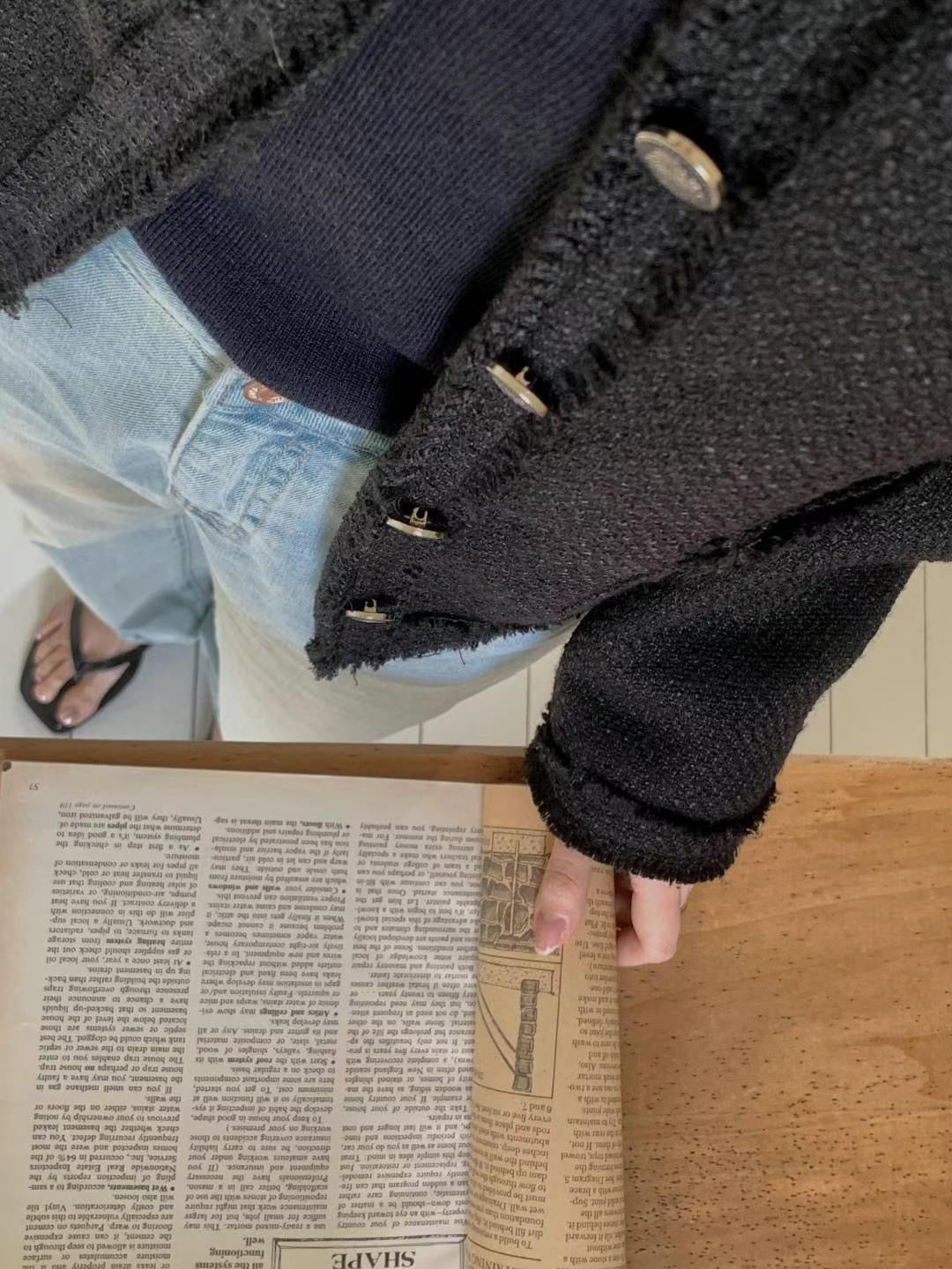 The Classy Tweed Jacket | 優雅小香風薄外套