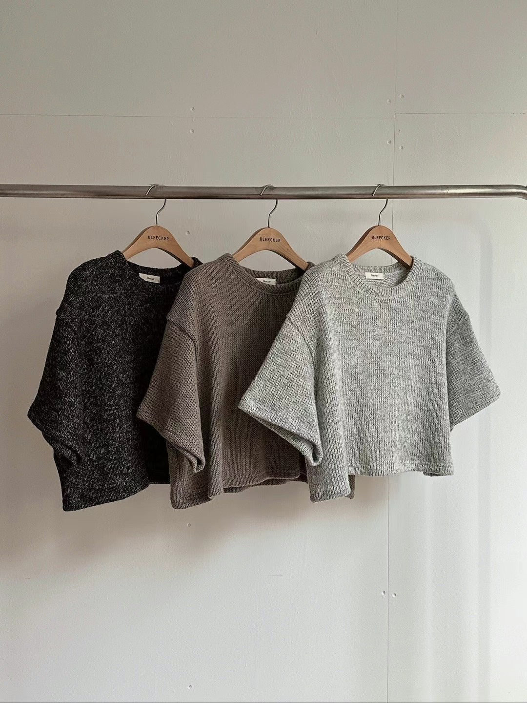 3/4 Sleeves Knit Top | 紙版人4分袖針織Top