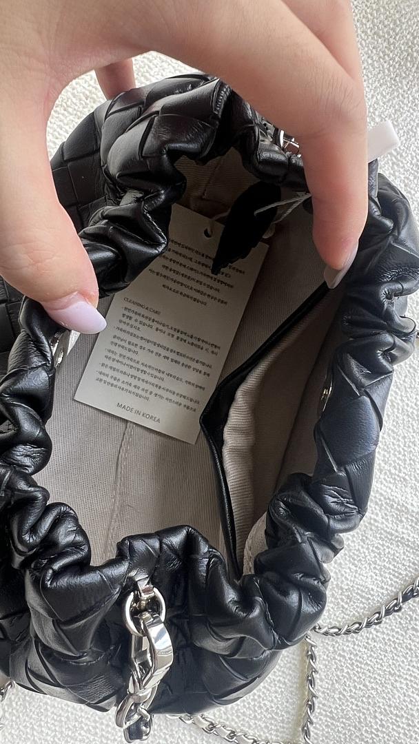 Calf Leather Weaving Dumpling Bag | 編織風 3-in-1 小牛皮水餃包包