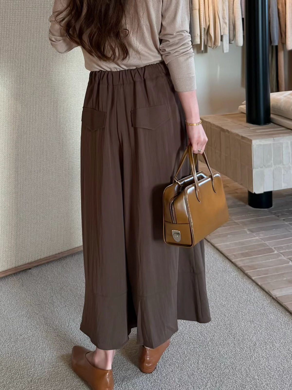 Effortless Flowy Lotus Culottes | 流水線條層次雪紡裙褲