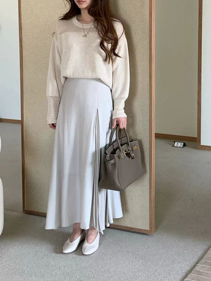 [𝑳𝒊𝒏𝒆𝒏 𝑬𝒅𝒊𝒕] Delicate Crochet Shoulder Detail Top