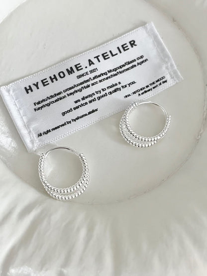 Twin Hoop Earrings | 雙環圈圈耳環