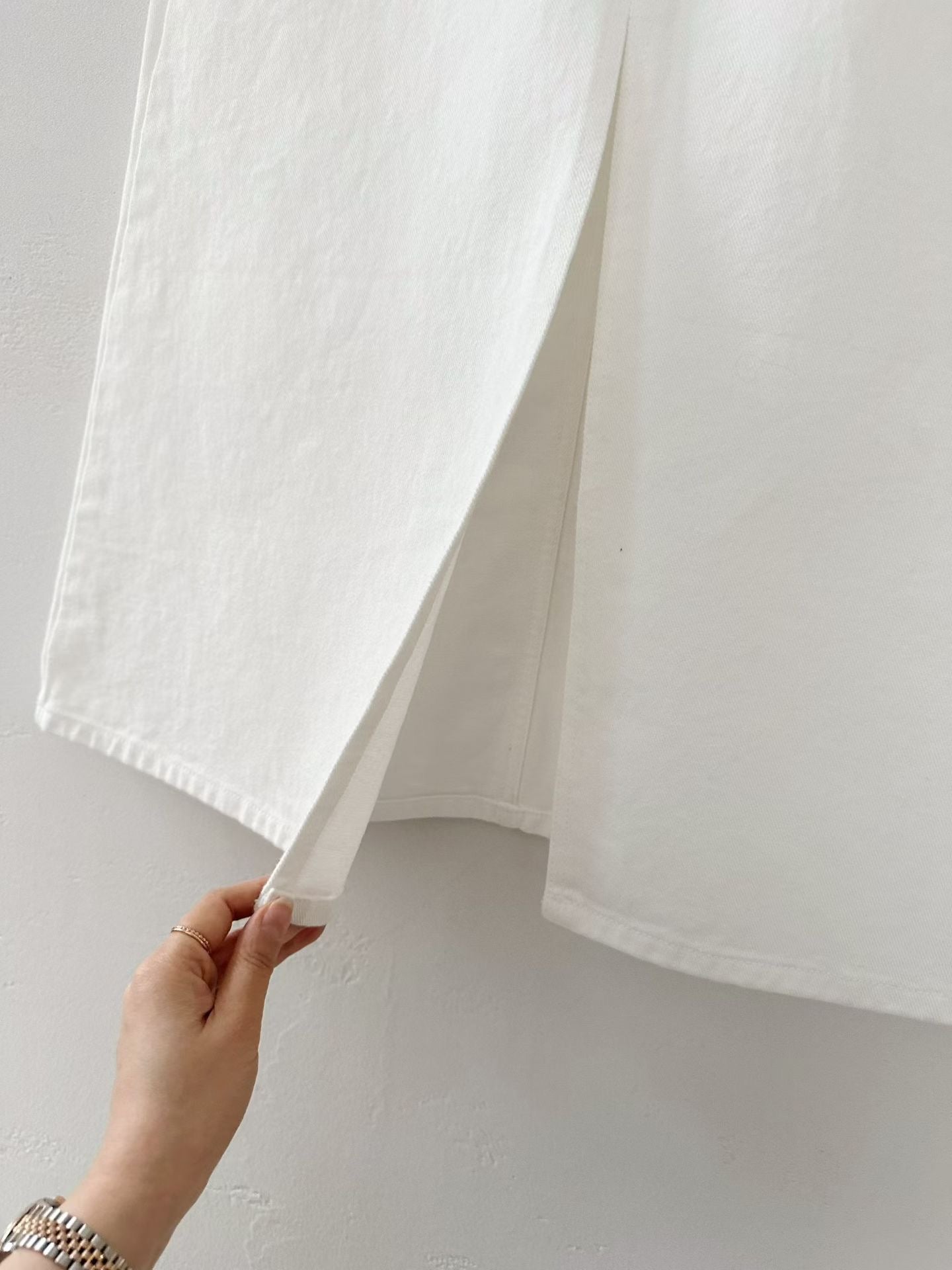 Front Slit Cargo Midi Skirt | 仙氣顯白前開叉長裙