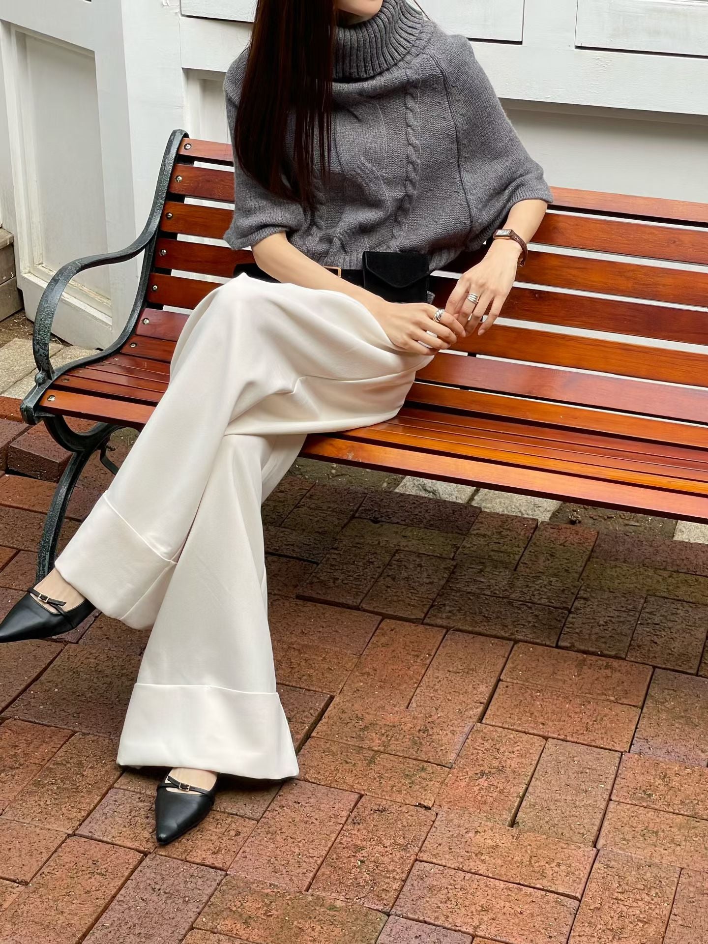 Aura Wide Leg Pants | 氣場滿分闊腳長褲