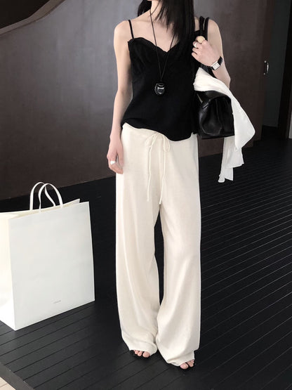 [最多敲碗！]￼Light Knitted Flexi Pants | 春夏薄針織休閒長褲