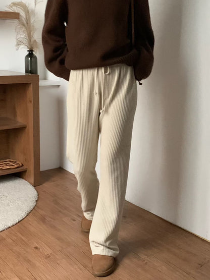 [連線壓軸加碼款] Everyday Comfort Stretchy Pants | 冬日基礎直紋彈力褲