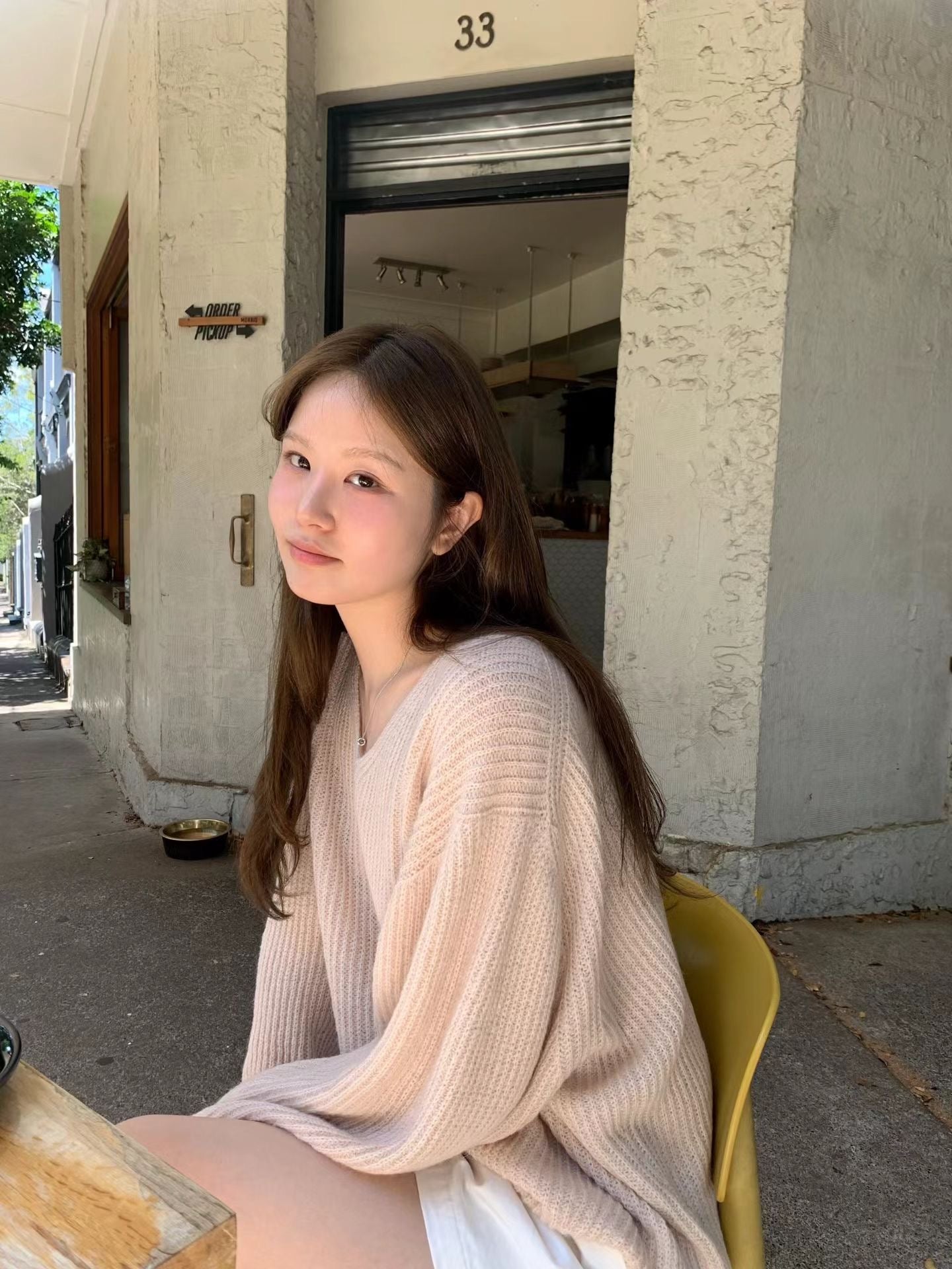 <皇牌檔口出品>￼Breezy Slouchy V-Neck Knit | 輕版燈籠袖針織
