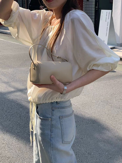 Parisian Bubble String Blouse