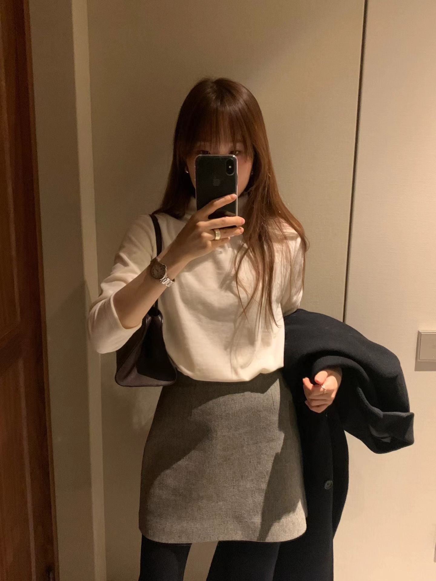 Butter Velvet Mock Neck Blouse