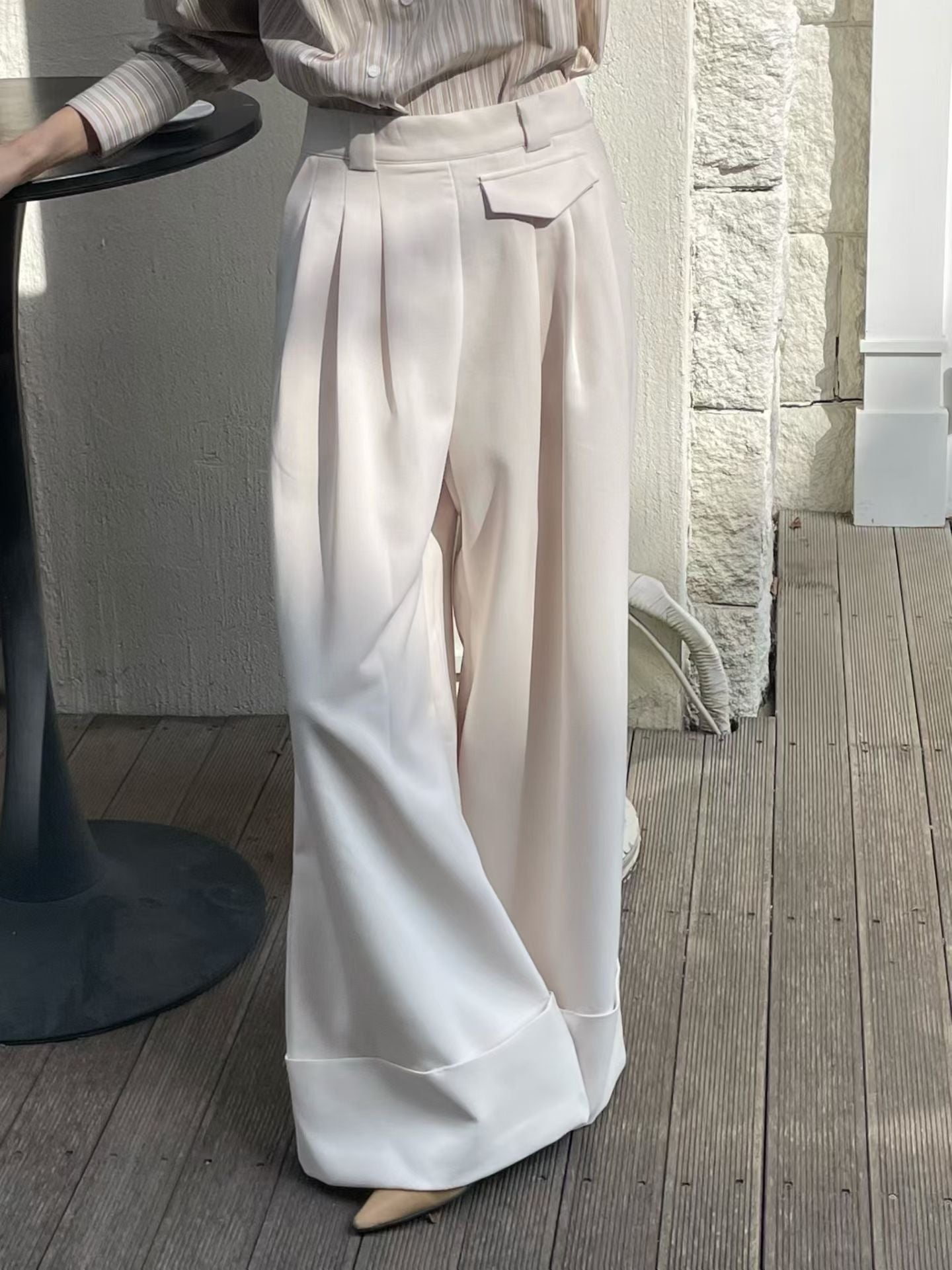 Aura Wide Leg Pants | 氣場滿分闊腳長褲