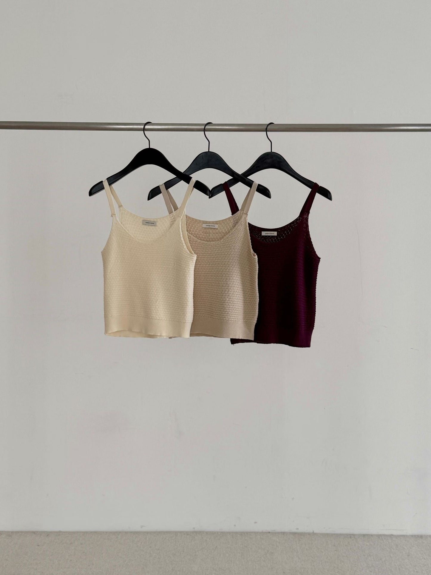 Fine Weaving Summer Cami | 幼細針織夏日背心