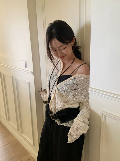 Delicate Crochet Cardigan 鈎織通花小外套