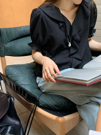 Fluted Ruffles Blouse