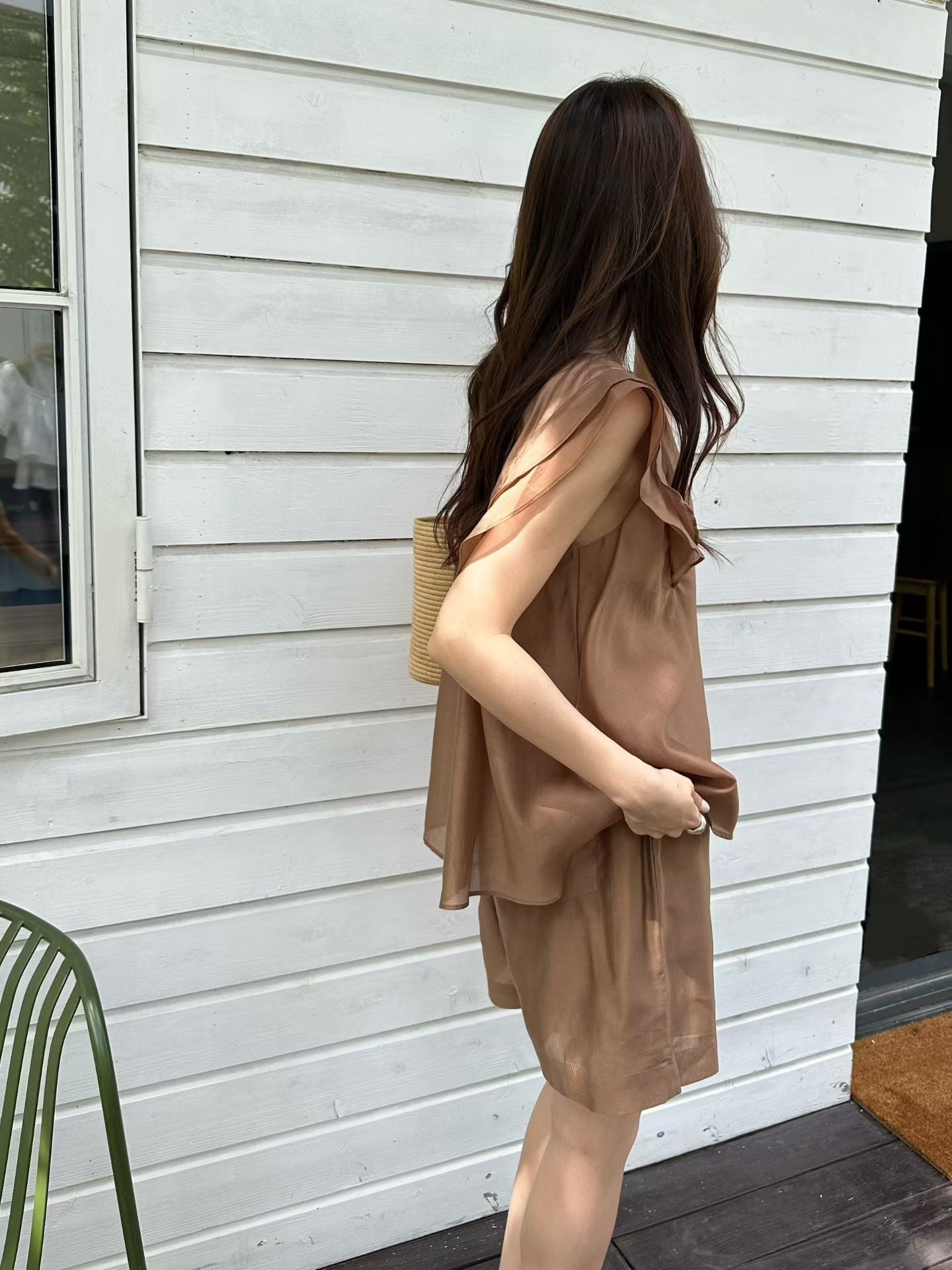 Tencel A-Line Shorts | 天絲闊版A字修飾短褲