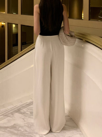 Effortless Office Chic Pants | 氣質垂墜直筒長褲