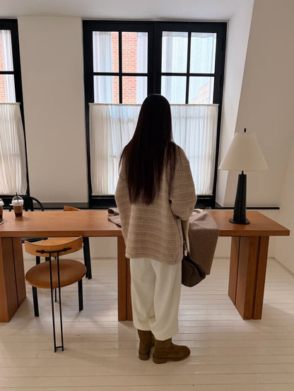 Bloom Embroidered Cardigan | 細緻羊毛針織外套