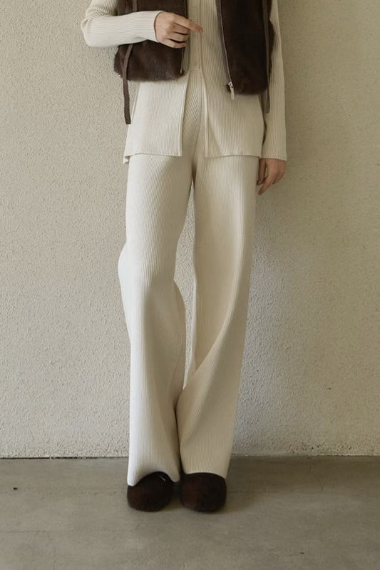 Smooth Knitted Daily Comfort Pants