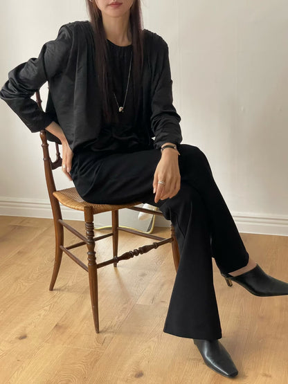 【返工長褲推介】Smooth Light Flared Pants | 極美小喇吧長褲