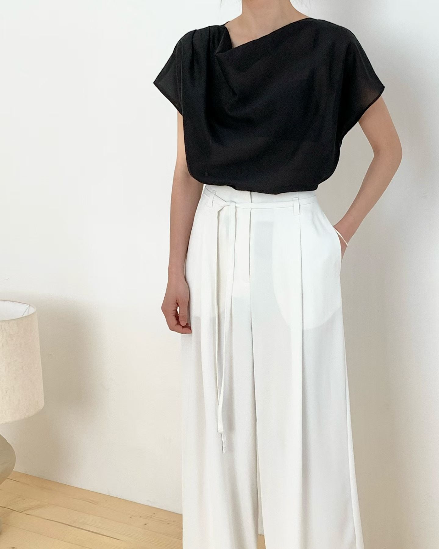 Effortless Office Chic Pants | 氣質垂墜直筒長褲
