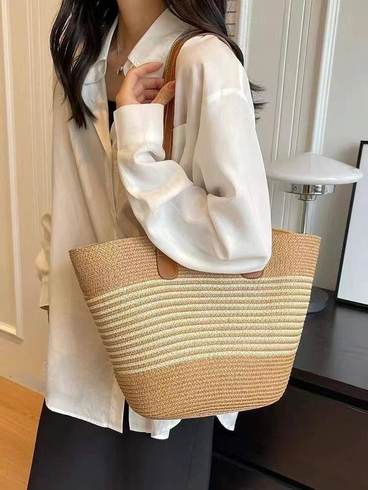 Shell Ratan Tote Bag | 貝殼形藤織 Tote Bag