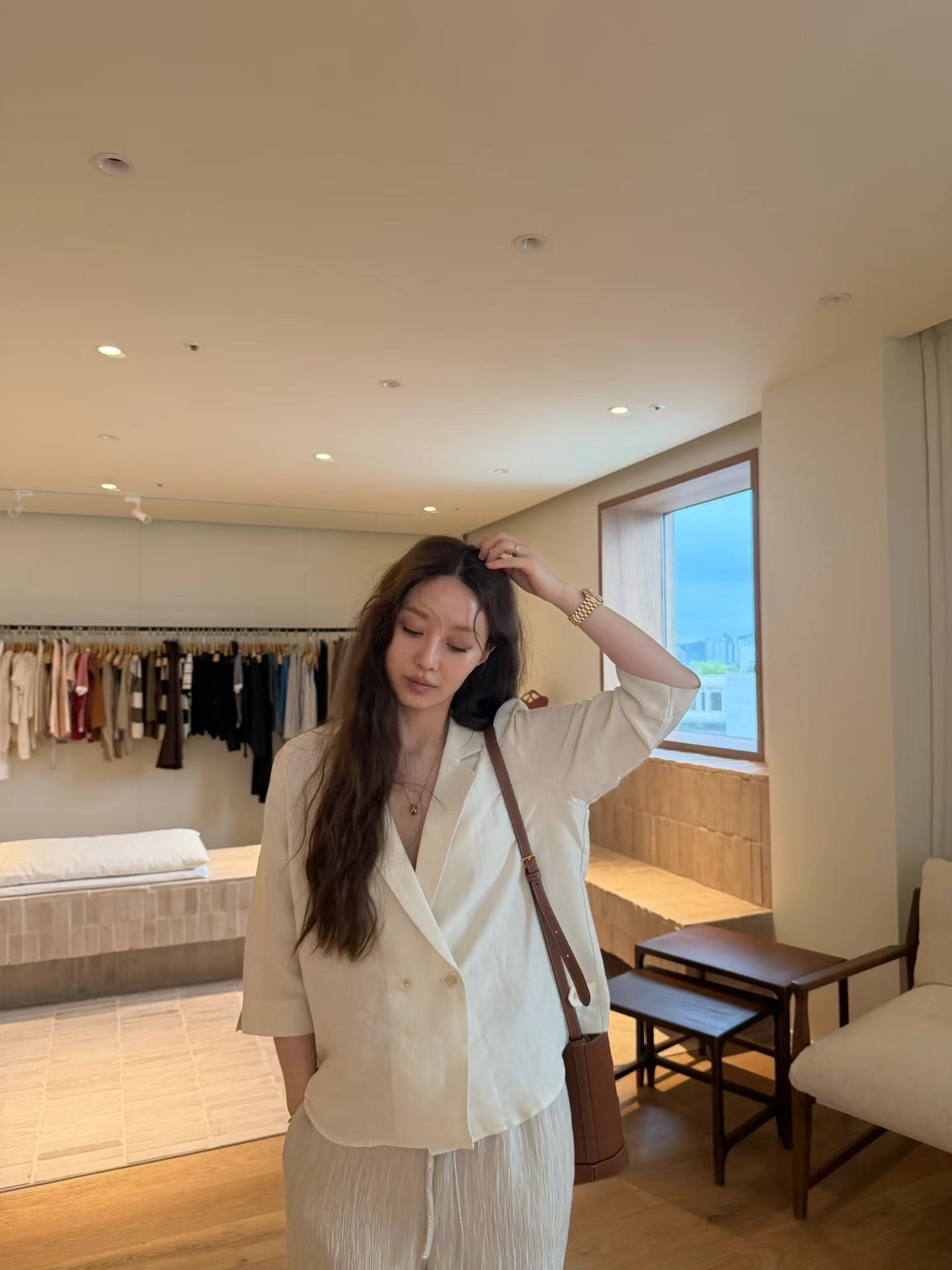 Casual Tailored Linen Blazer  | 休閒挺版亞麻西裝外套