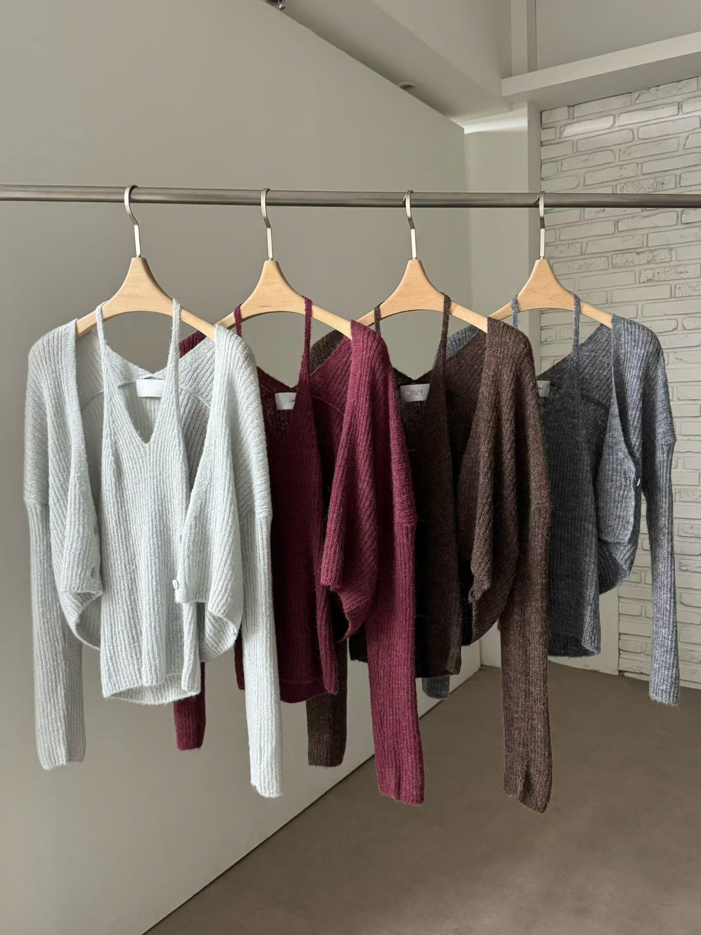 Alpaca Halter Neck & Cardi Set