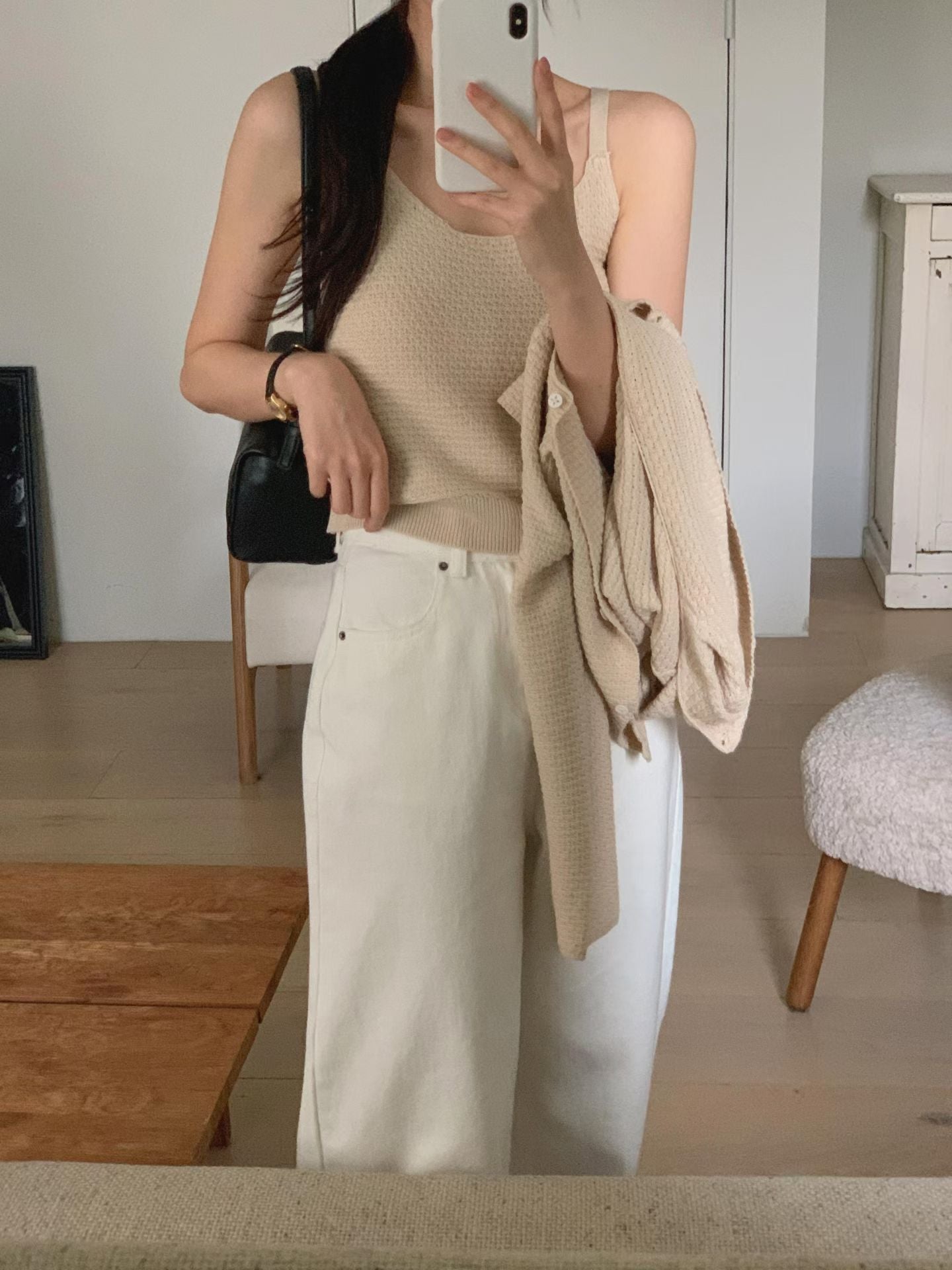 Parisian Waffle Soft Cami | 簡約窩夫紋理背心