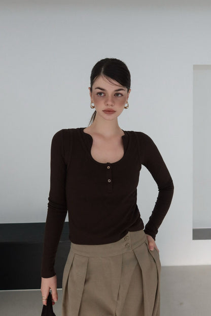 Hourglass Long Sleeves & Tank Top 2pcs Set