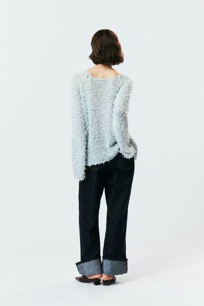 【Premium 別緻款】Confetti Feather Knit | 幼身柔軟雪花針織