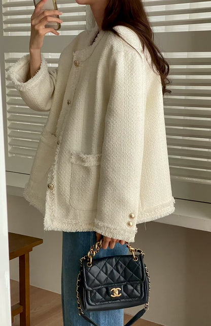 [連線壓軸加碼款] 震撼回饋價 - Timeless Quilted Tweed Jacket