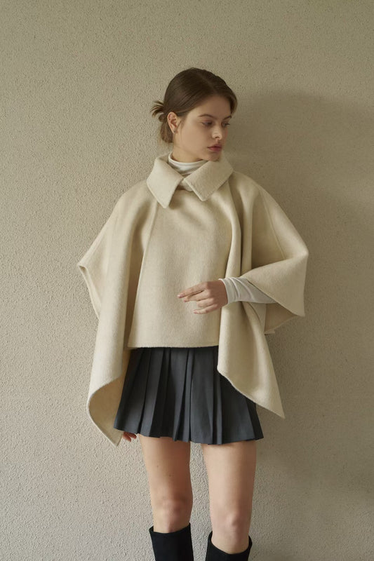 <<嬌小冬季恩物>> Cropped Baby Soft Wool Cape