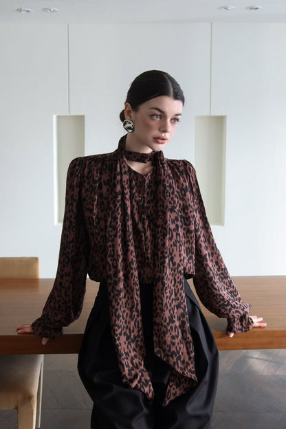 The Cecilia Chiffon  Blouse