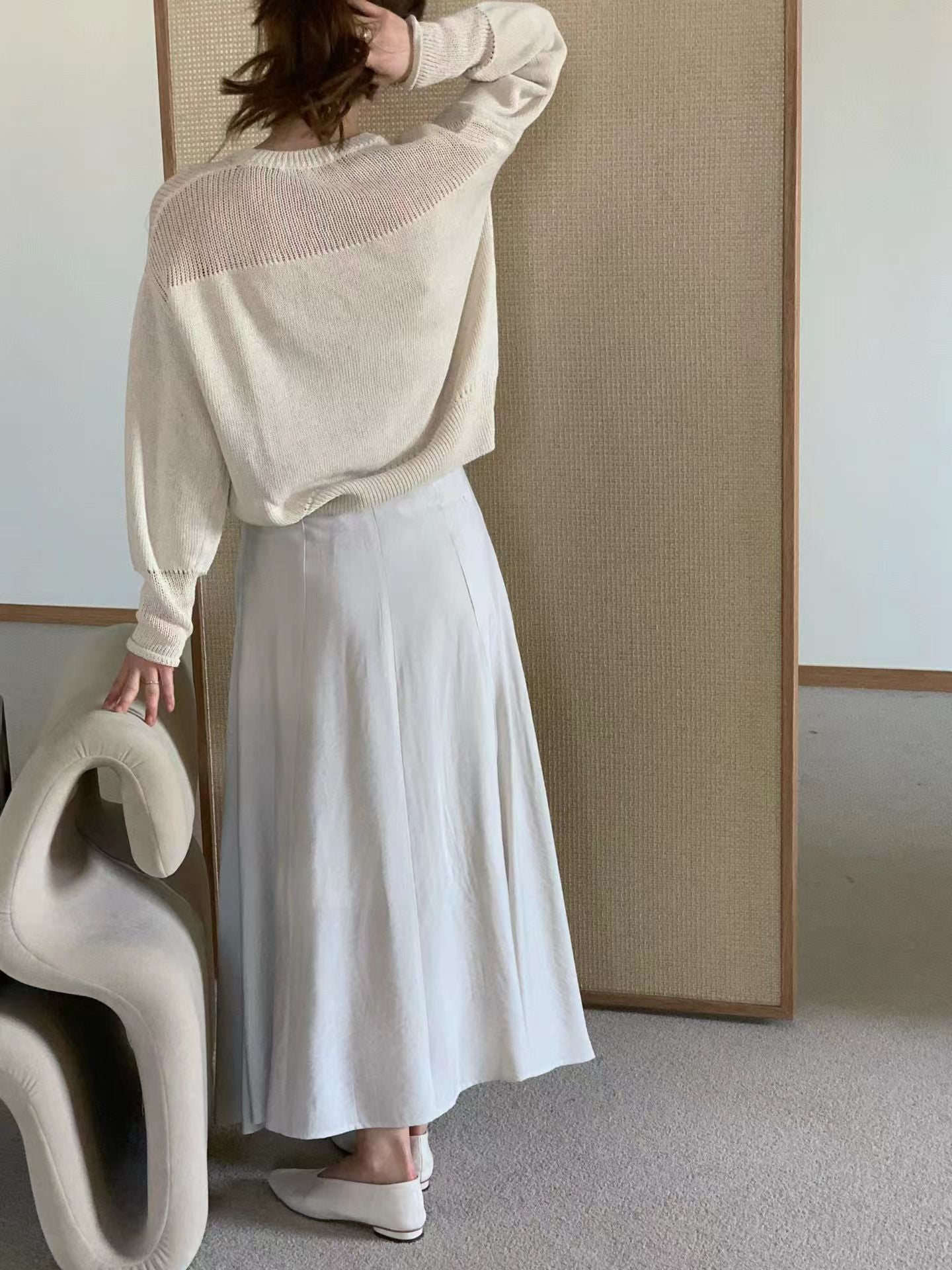 [𝑳𝒊𝒏𝒆𝒏 𝑬𝒅𝒊𝒕] Delicate Crochet Shoulder Detail Top