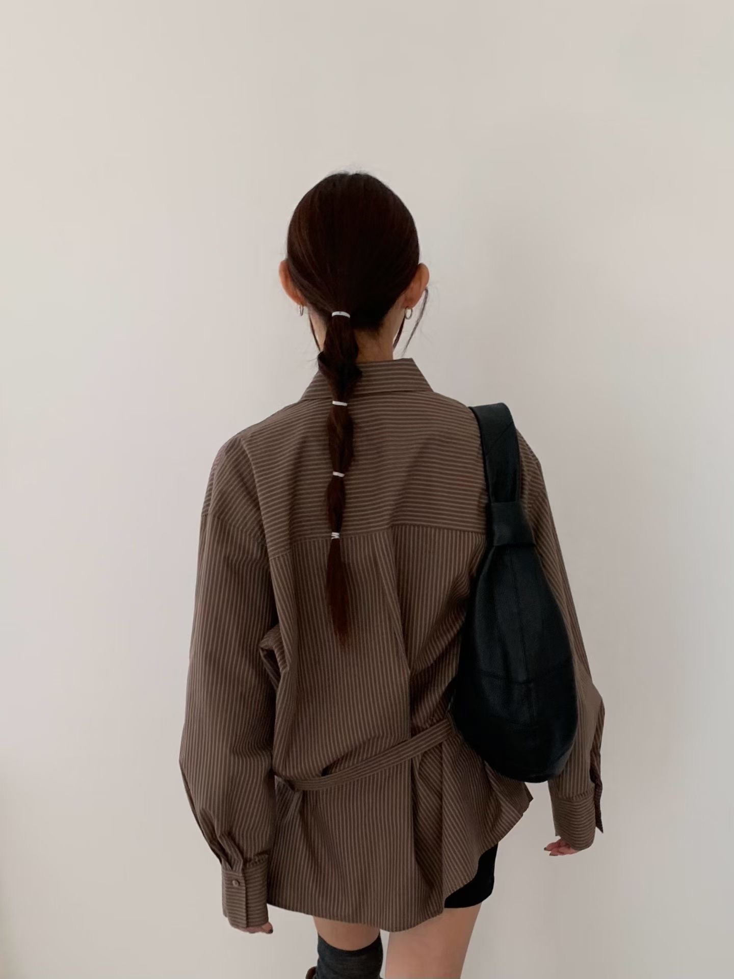 【俐落男友風】The Chic Belted Shirt