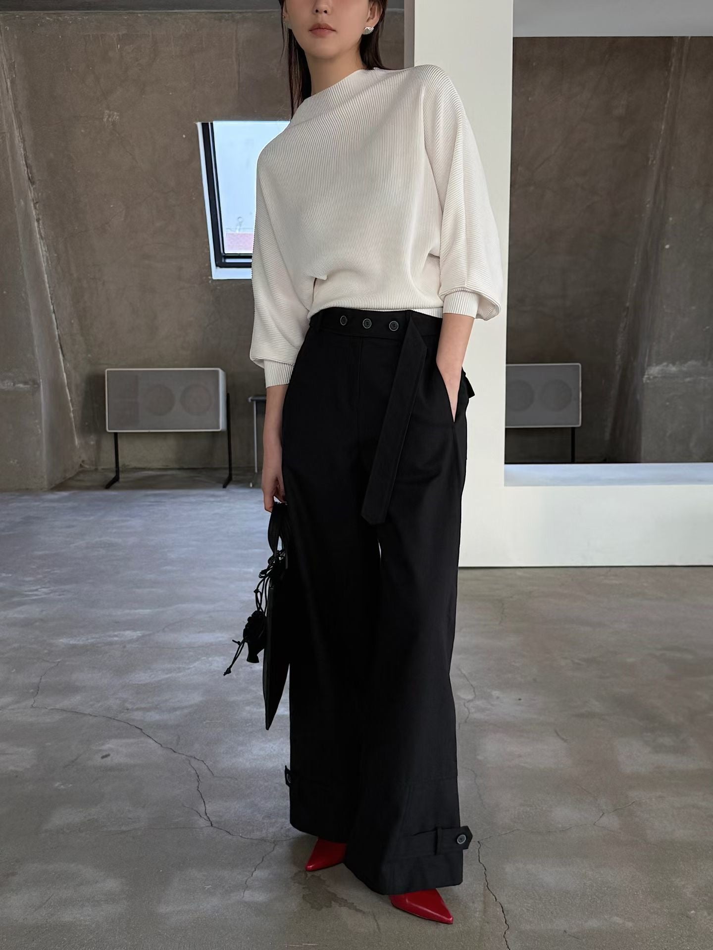 [暴美！] Ultra Soft Pleated Blouse | 中領優雅小摺皺上衣￼￼
