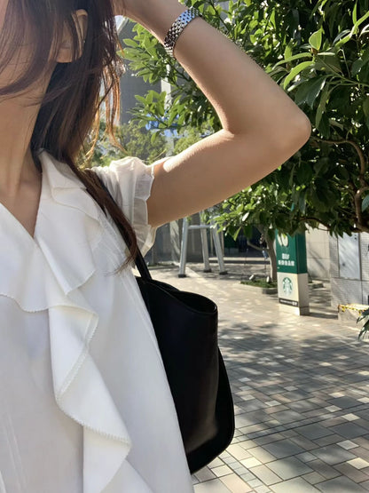 Fluted Ruffles Blouse