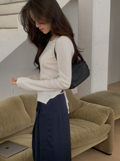 Effortless Light Tie Detail Blouse