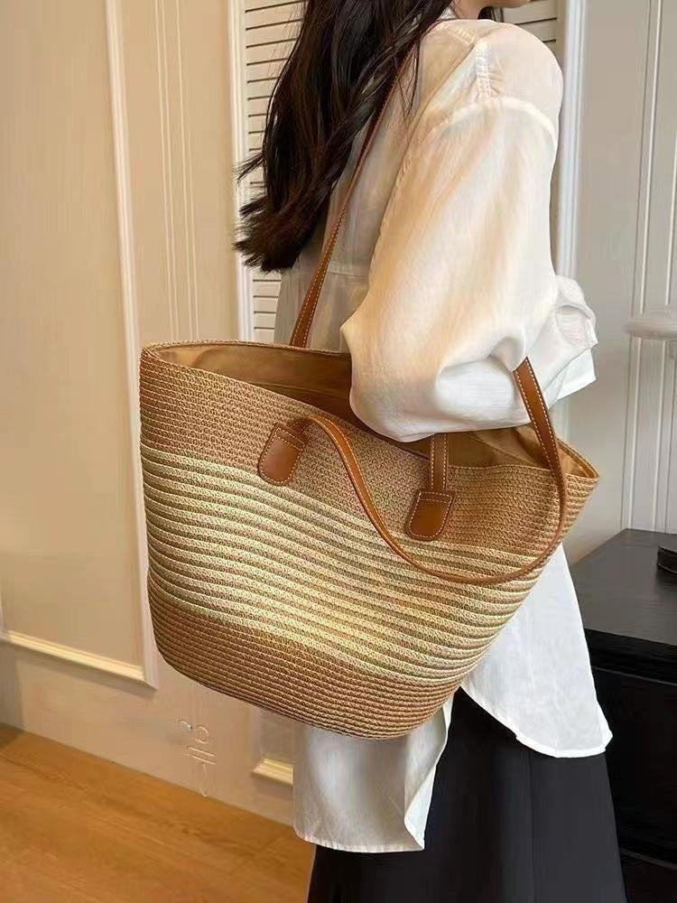Shell Ratan Tote Bag | 貝殼形藤織 Tote Bag